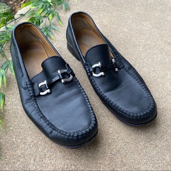 Salvatore Ferragamo Leather Bit Loafers - Picture 1 of 8